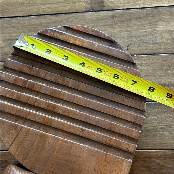 West Elm x Diego Olivero Geo Series Carved Wood Decor - Picture 8 of 9